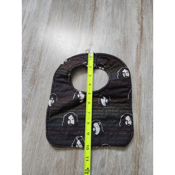 Pink Floyd Baby Bib Black White Band Members Music Merchandise EUC - Picture 4 of 5